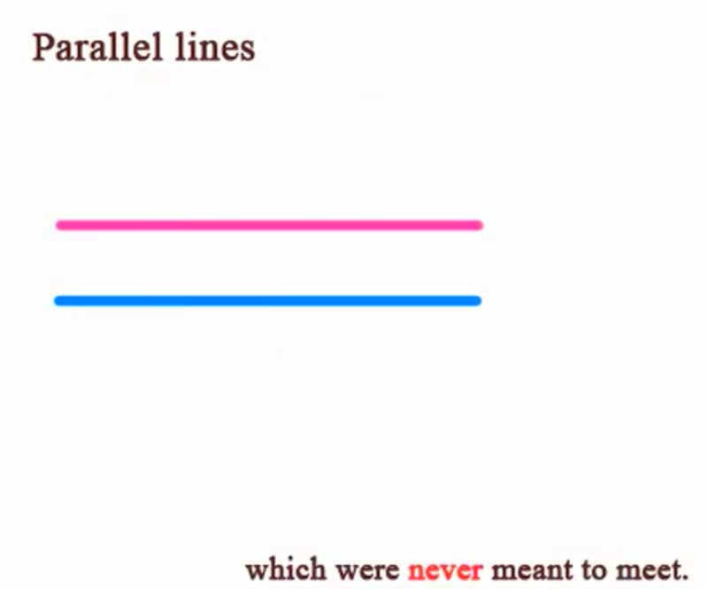 Paralelas en el vídeo Math love stories
