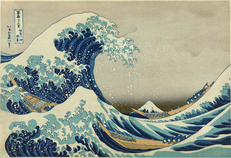 «La gran ola de Kanagawa», de Katsushika Hokusai