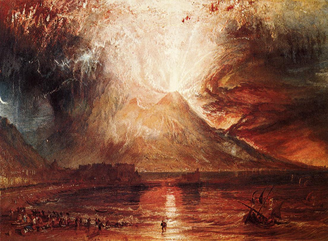 Erupción del Vesubio de Turner