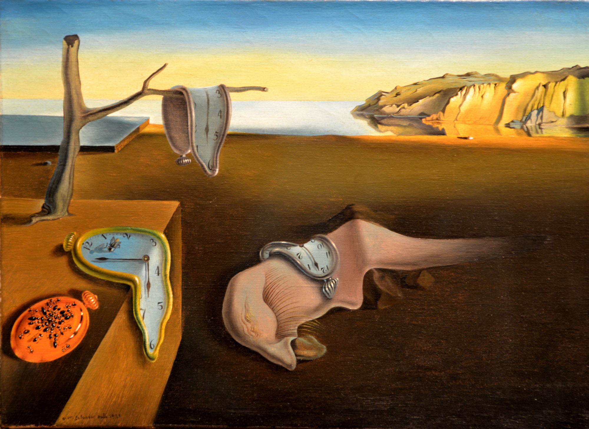 Persistencia de la memoria de Salvador Dalí (1931). Fuente: Enciclopedia Historia Arte (HA!)