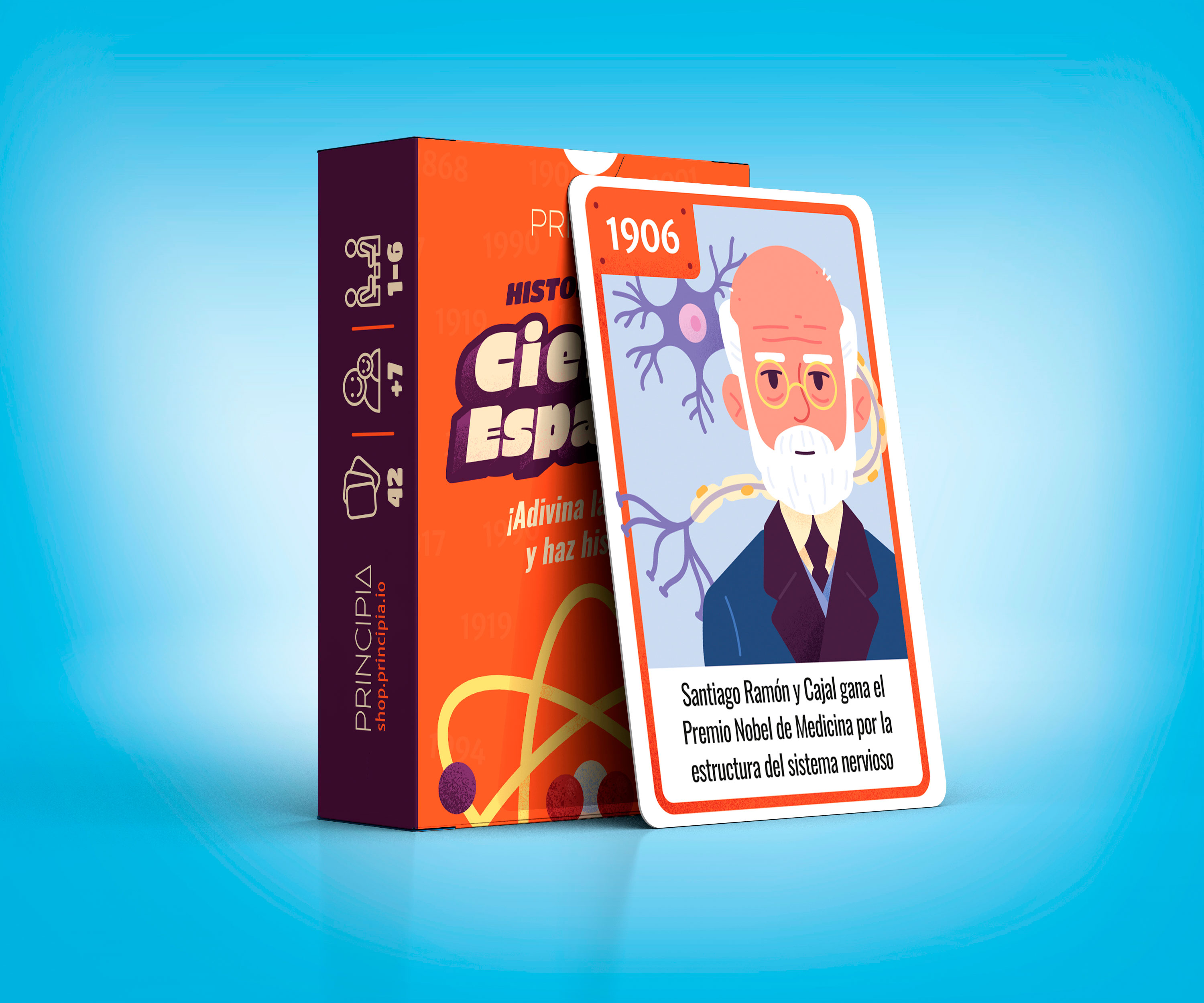 Juego timeline «Historia de la ciencia española»»