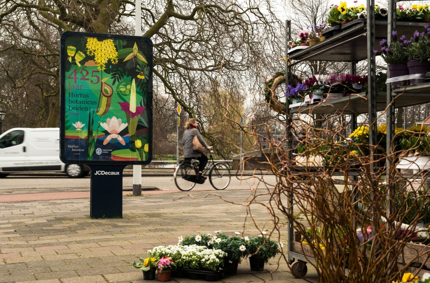 Mupi en las calles de Leiden. Créditos DoubledMature