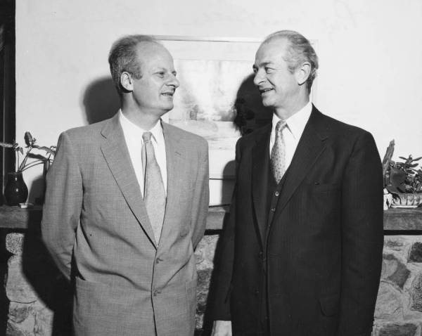 Hans Bethe y Linus Pauling
