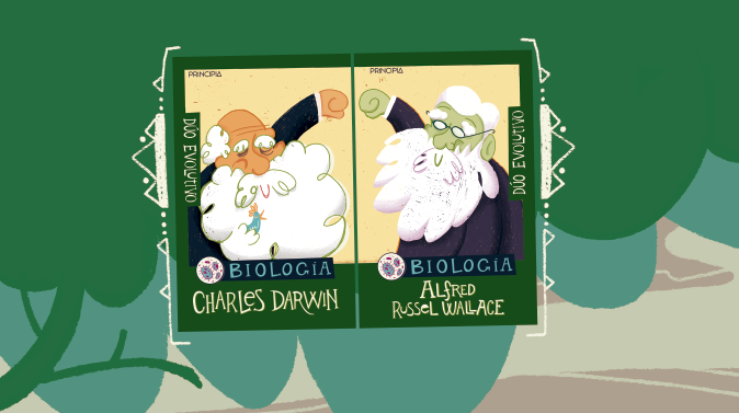 Darwin y Wallace en La extraordinaria liga de la ciencia