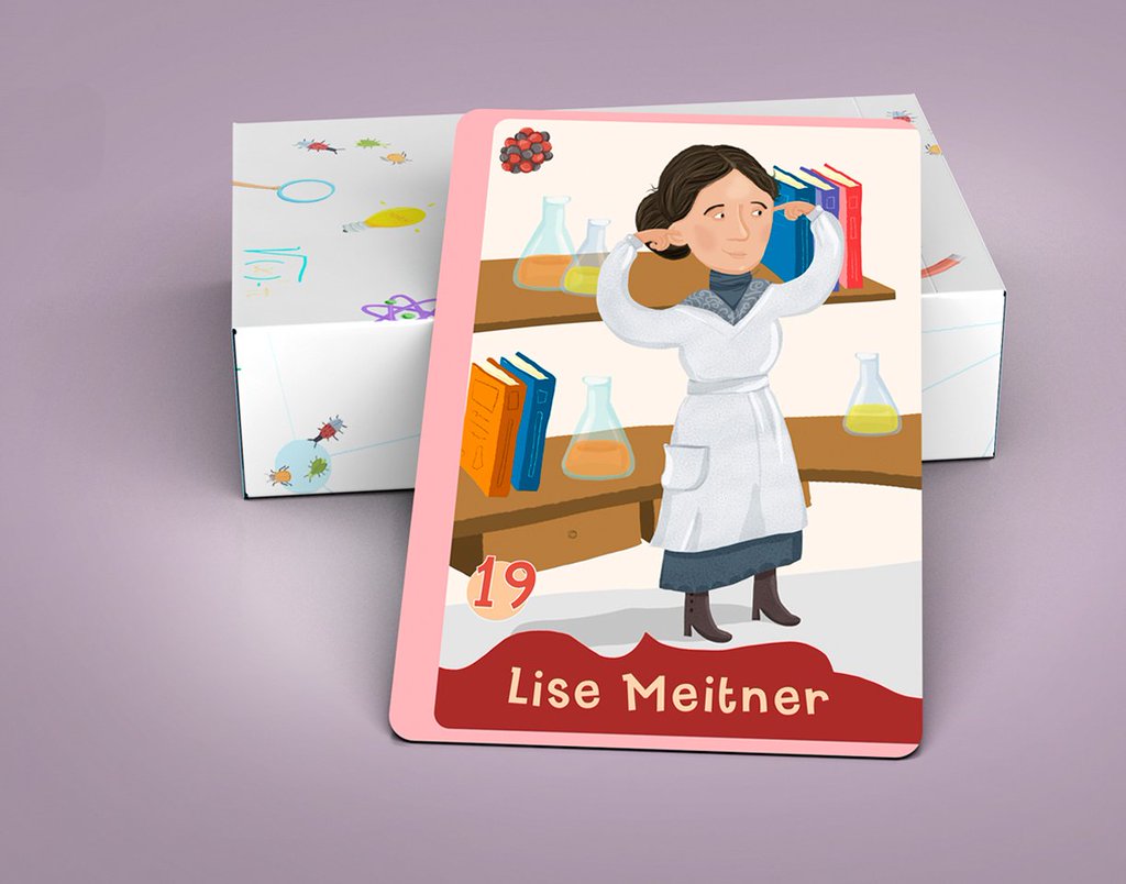 Lise Meitner en el juego «Ciencia a pares»