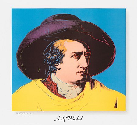 Goethe representado por Andy Warhol