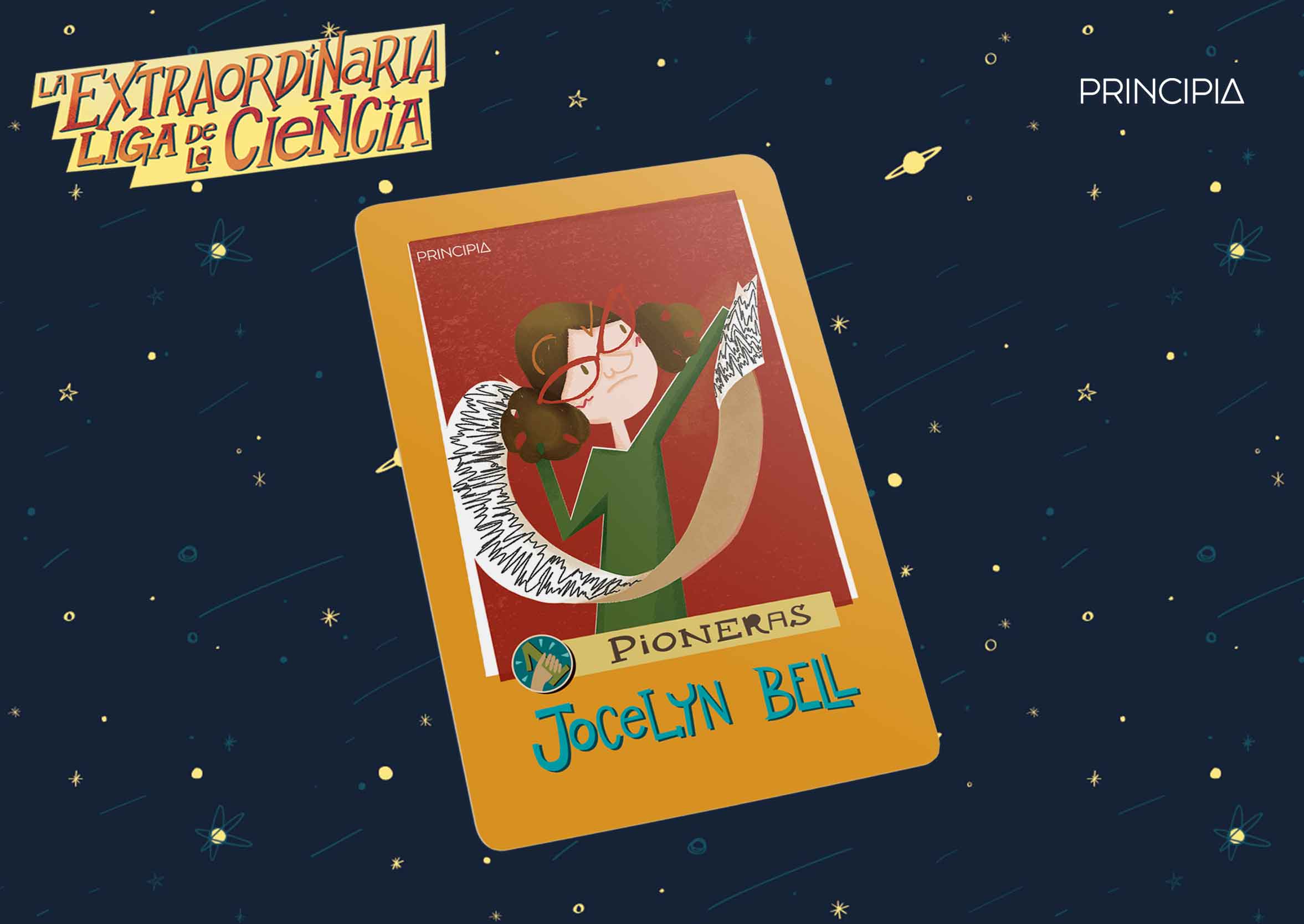 Jocelyn Bell en La extraordinaria liga de la ciencia