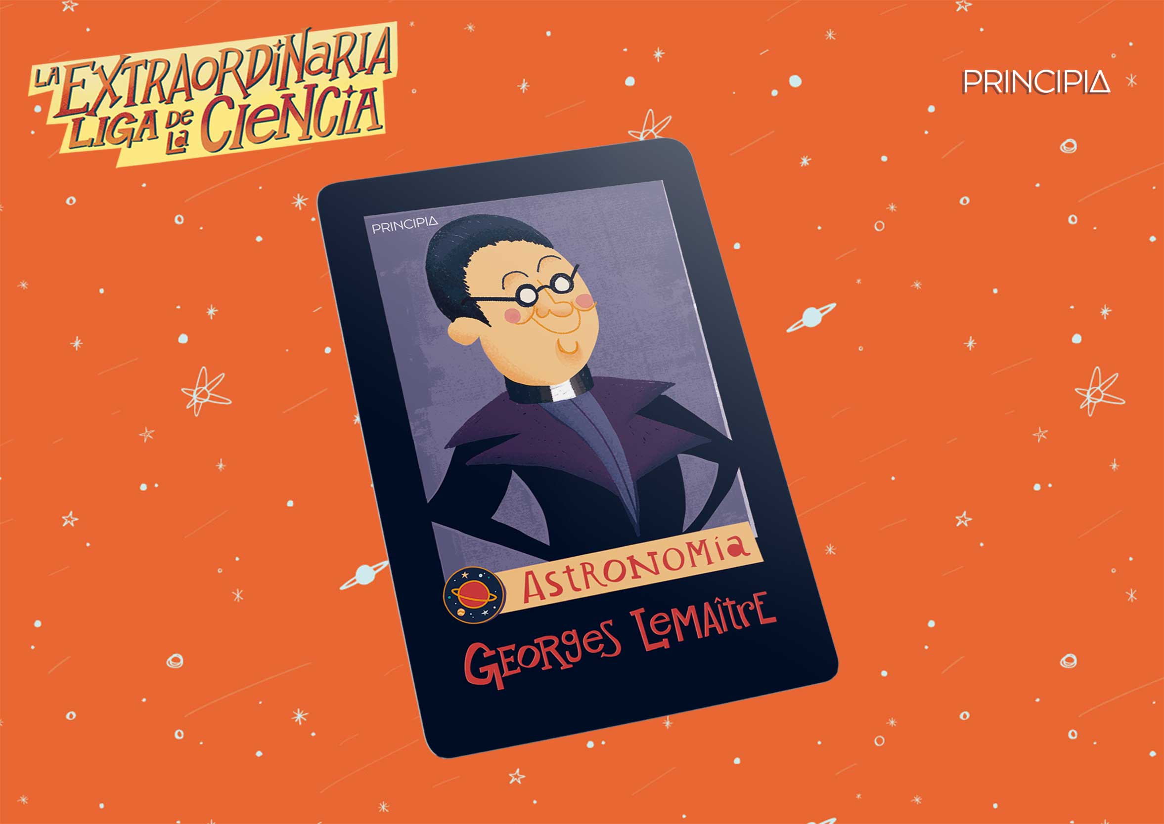 Georges Lemaître en La extraordinaria liga de la ciencia