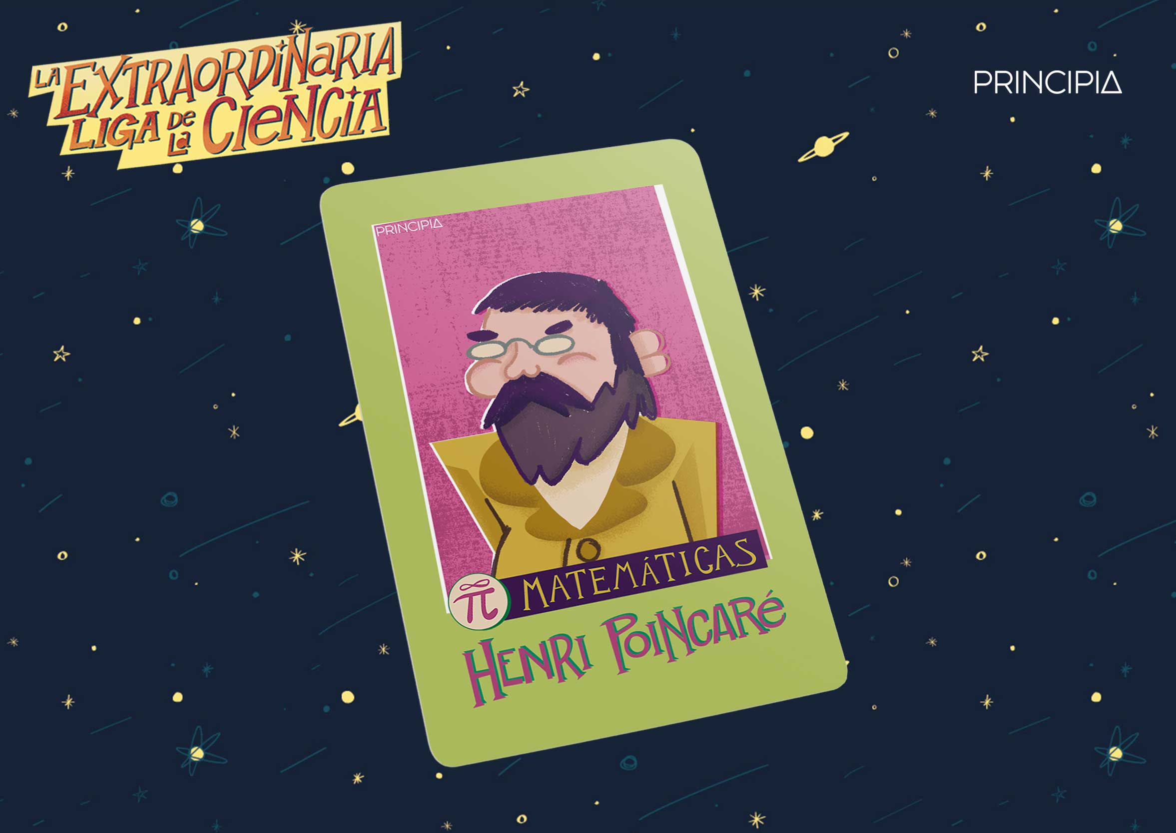 Poincaré en La extraordinaria liga de la ciencia