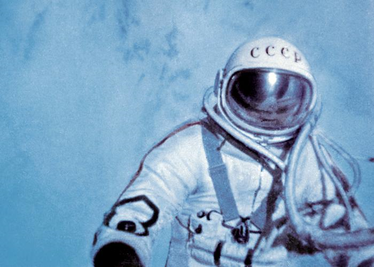 Leonov spacewalking outside Voskhod 2