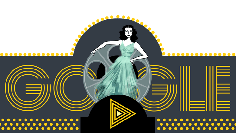 Doodle de Google dedicado al 101 aniversario de Hedy Lamarr - Principia