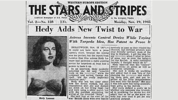Hedy Lamarr en portada de la prensa - Principia