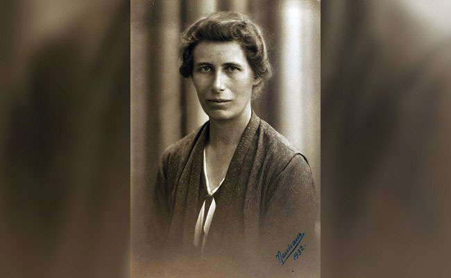 Fotografía de Inge Lehmann en 1932.
