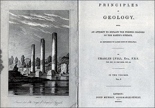 Portada de Principles of geology. Charles Lyell - Principia