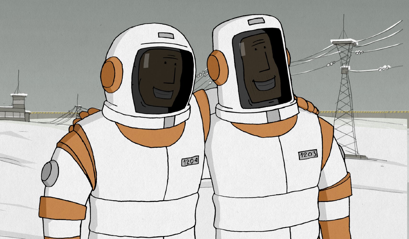  Foto2. Imagen del cortometraje We can´t live without cosmos. Créditos: Konstantin Bronzit