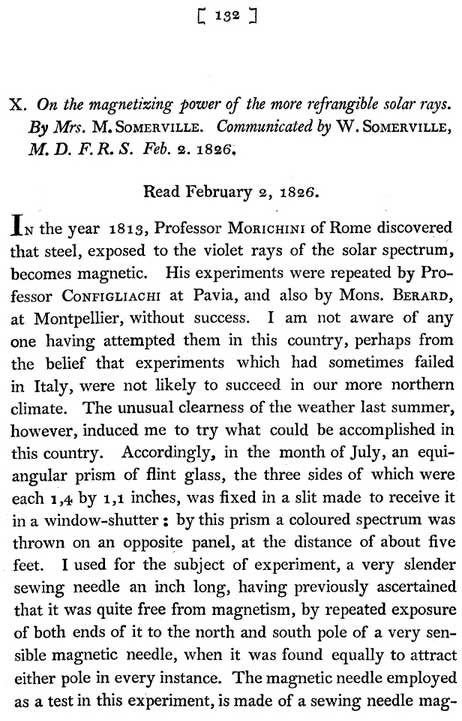 Primera pagina del abstract del articulo The magnetic properties of the violet rays of the solar spectrum
